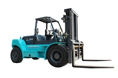 Diesel 16 ton forklift in green color Diesel 16 ton forklift in green color